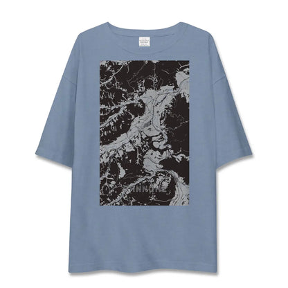 【三戸（青森県）】地図柄ビッグシルエットTシャツ