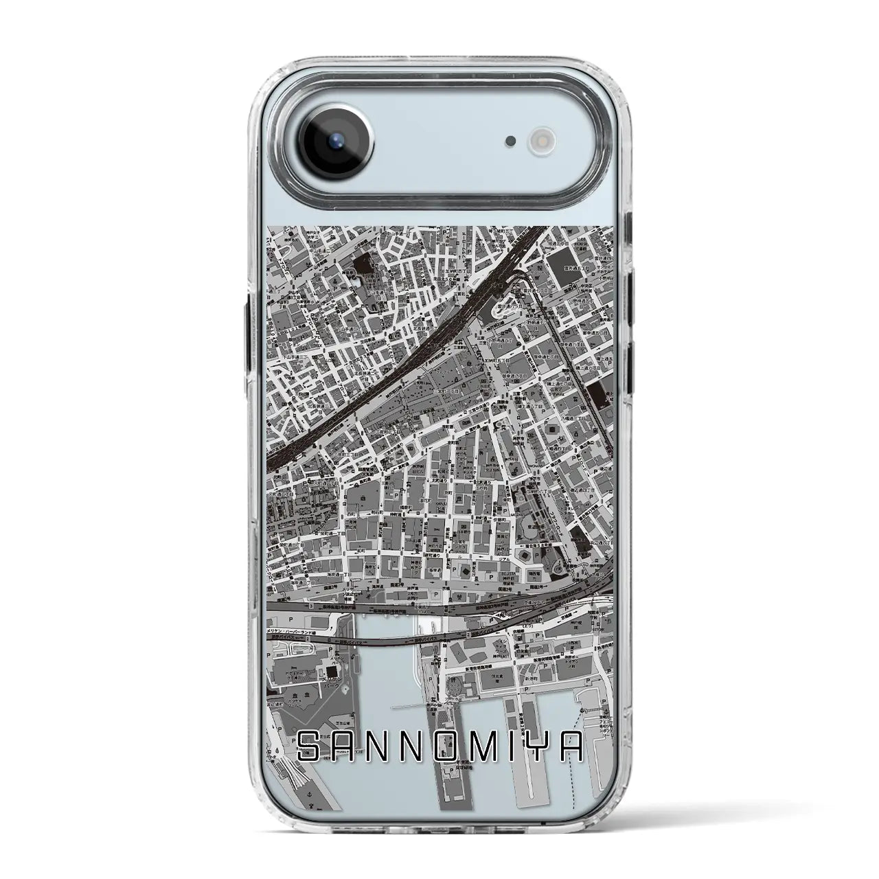 【三宮2（兵庫県）】地図柄iPhoneケース（MagSafeタイプ）