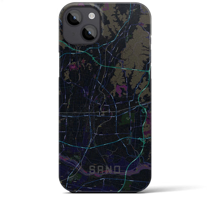 【佐野（栃木県）】地図柄iPhoneケース（バックカバータイプ）