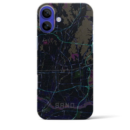 【佐野（栃木県）】地図柄iPhoneケース（バックカバータイプ）