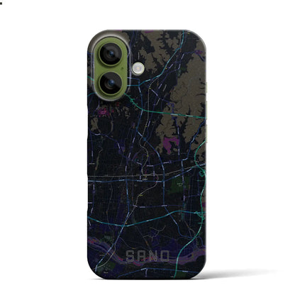 【佐野（栃木県）】地図柄iPhoneケース（バックカバータイプ）