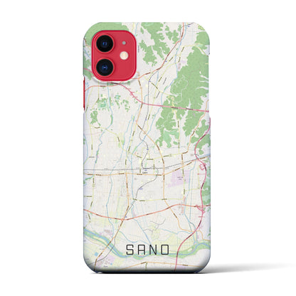 【佐野（栃木県）】地図柄iPhoneケース（バックカバータイプ）