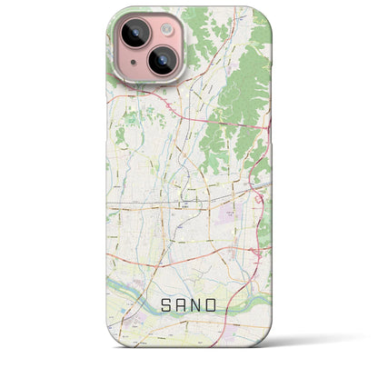 【佐野（栃木県）】地図柄iPhoneケース（バックカバータイプ）