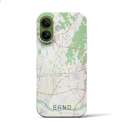 【佐野（栃木県）】地図柄iPhoneケース（バックカバータイプ）