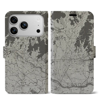 【佐野（栃木県）】地図柄iPhoneケース（手帳タイプ）