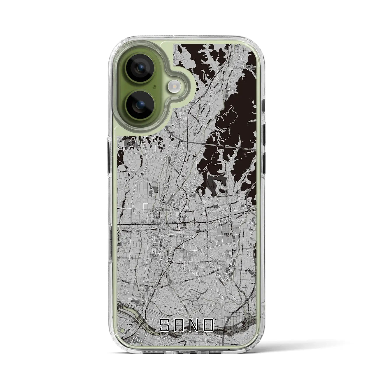 【佐野（栃木県）】地図柄iPhoneケース（MagSafeタイプ）