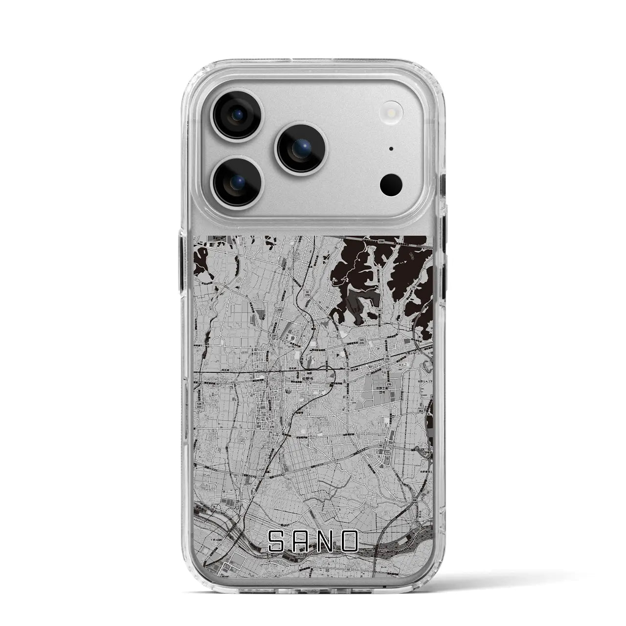 【佐野（栃木県）】地図柄iPhoneケース（MagSafeタイプ）