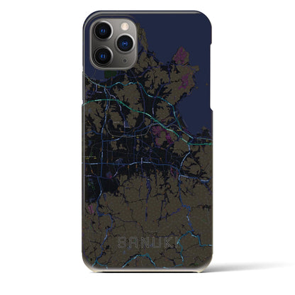 【さぬき（香川県）】地図柄iPhoneケース（バックカバータイプ）