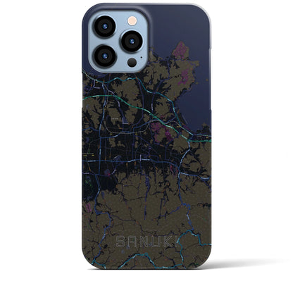 【さぬき（香川県）】地図柄iPhoneケース（バックカバータイプ）