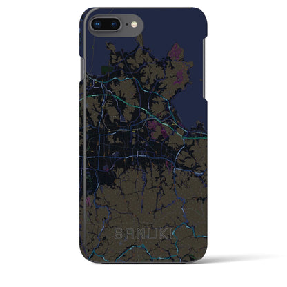 【さぬき（香川県）】地図柄iPhoneケース（バックカバータイプ）