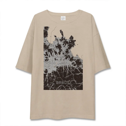 【さぬき（香川県）】地図柄ビッグシルエットTシャツ