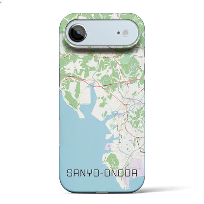 【山陽小野田（山口県）】地図柄iPhoneケース（バックカバータイプ）