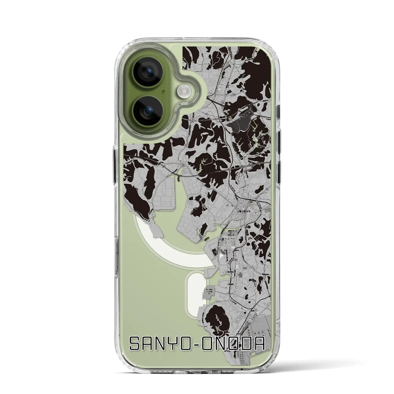 【山陽小野田（山口県）】地図柄iPhoneケース（MagSafeタイプ）