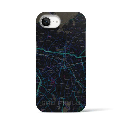 【サンパウロ（ブラジル）】地図柄iPhoneケース（バックカバータイプ）