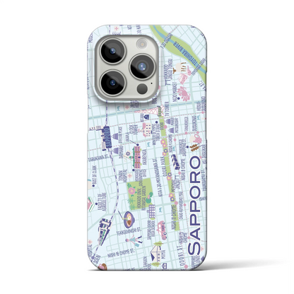 【札幌】イラストマップiPhoneケース（バックカバータイプ）