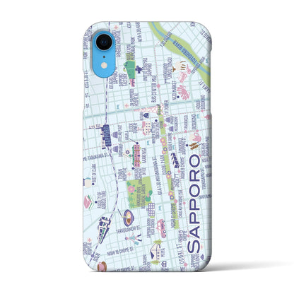 【札幌】イラストマップiPhoneケース（バックカバータイプ）