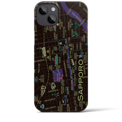 【札幌】イラストマップiPhoneケース（バックカバータイプ）