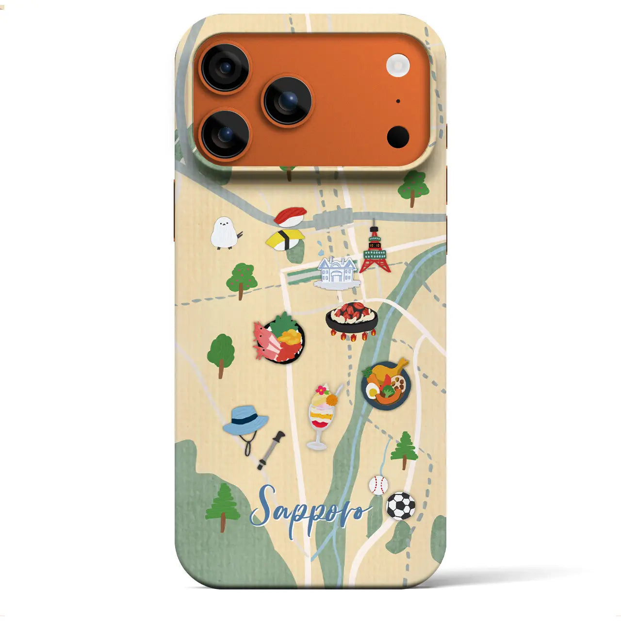 【札幌】Walk &amp; Eat iPhoneケース（バックカバータイプ）