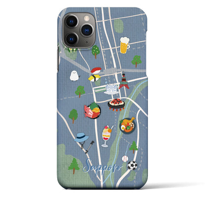 【札幌（Walk &amp; Eat）】Walk &amp; Eat iPhoneケース（バックカバータイプ）ライトブルー・iPhone 11 Pro Max 用