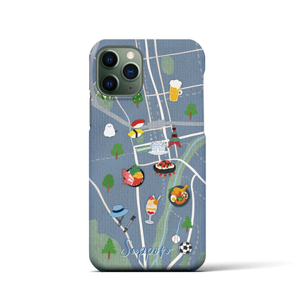 【札幌（Walk &amp; Eat）】Walk &amp; Eat iPhoneケース（バックカバータイプ）ライトブルー・iPhone 11 Pro 用