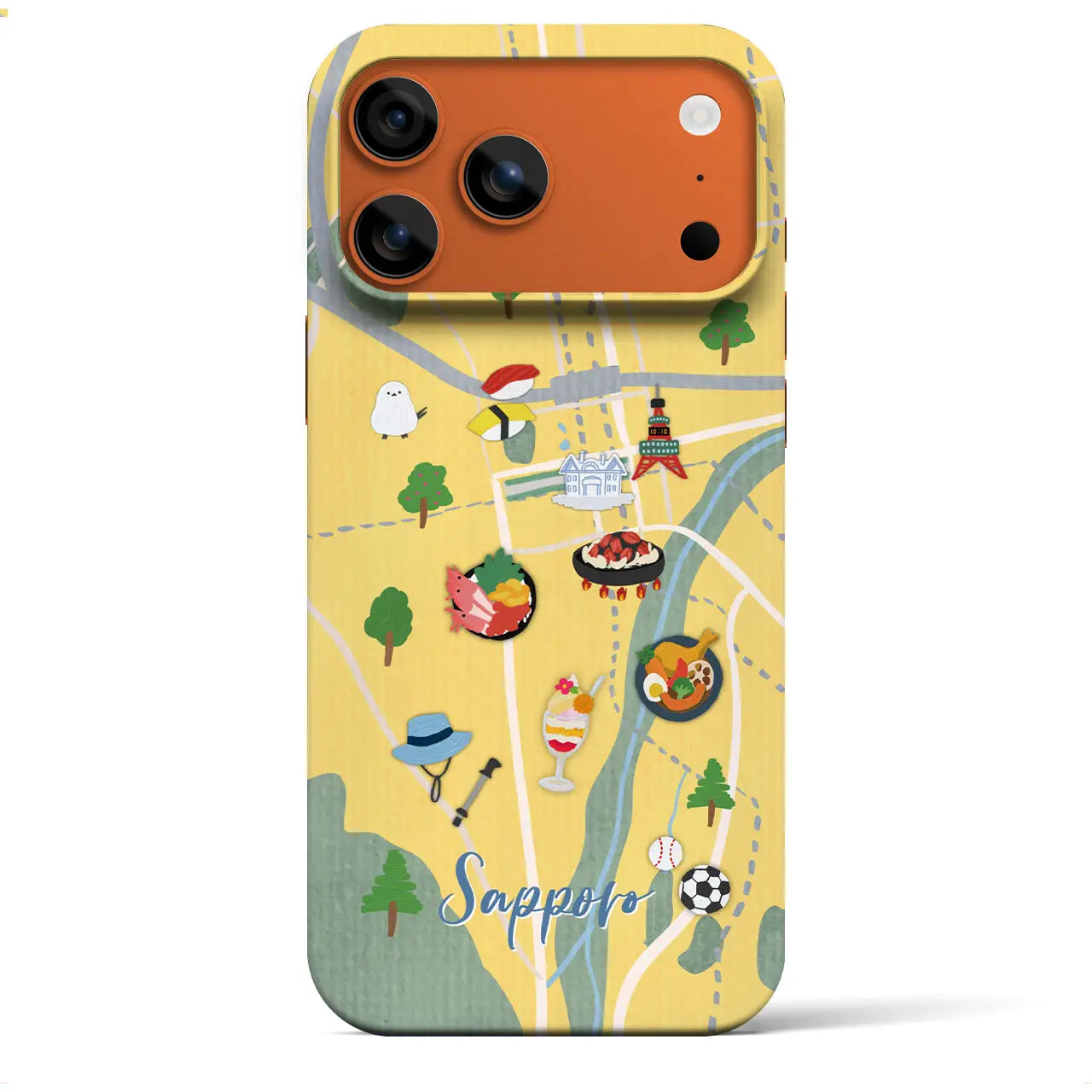 【札幌】Walk &amp; Eat iPhoneケース（バックカバータイプ）