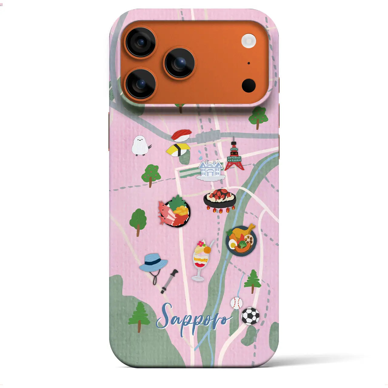 【札幌】Walk &amp; Eat iPhoneケース（バックカバータイプ）