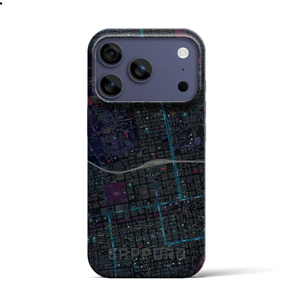 【札幌2（北海道）】地図柄iPhoneケース（バックカバータイプ）