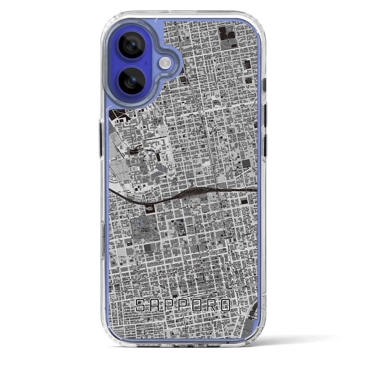 【札幌2（北海道）】地図柄iPhoneケース（MagSafeタイプ）