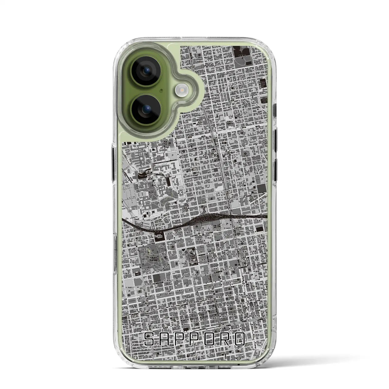 【札幌2（北海道）】地図柄iPhoneケース（MagSafeタイプ）