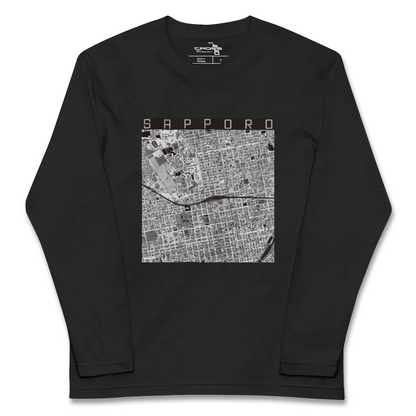 【札幌2（北海道）】地図柄ロングスリーブTシャツ