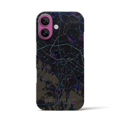 【札幌3（北海道）】地図柄iPhoneケース（バックカバータイプ）