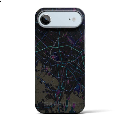 【札幌3（北海道）】地図柄iPhoneケース（バックカバータイプ）