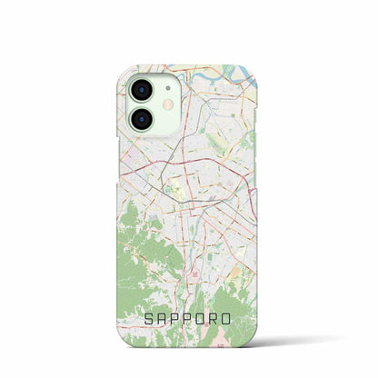 【札幌3（北海道）】地図柄iPhoneケース（バックカバータイプ）