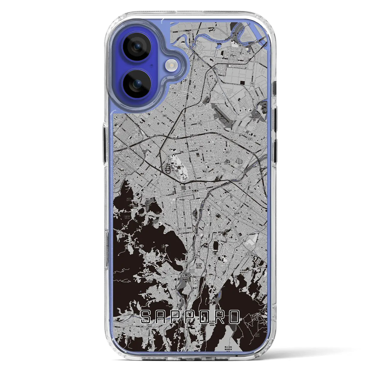 【札幌3（北海道）】地図柄iPhoneケース（MagSafeタイプ）