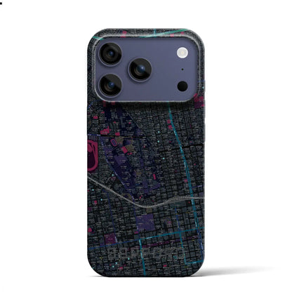 【札幌4（北海道）】地図柄iPhoneケース（バックカバータイプ）