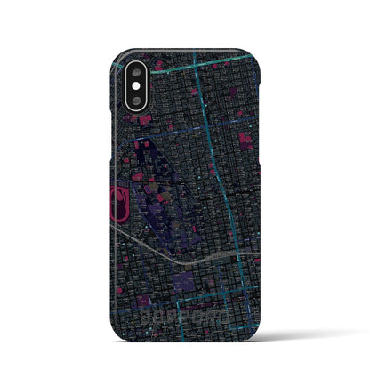 【札幌4（北海道）】地図柄iPhoneケース（バックカバータイプ）