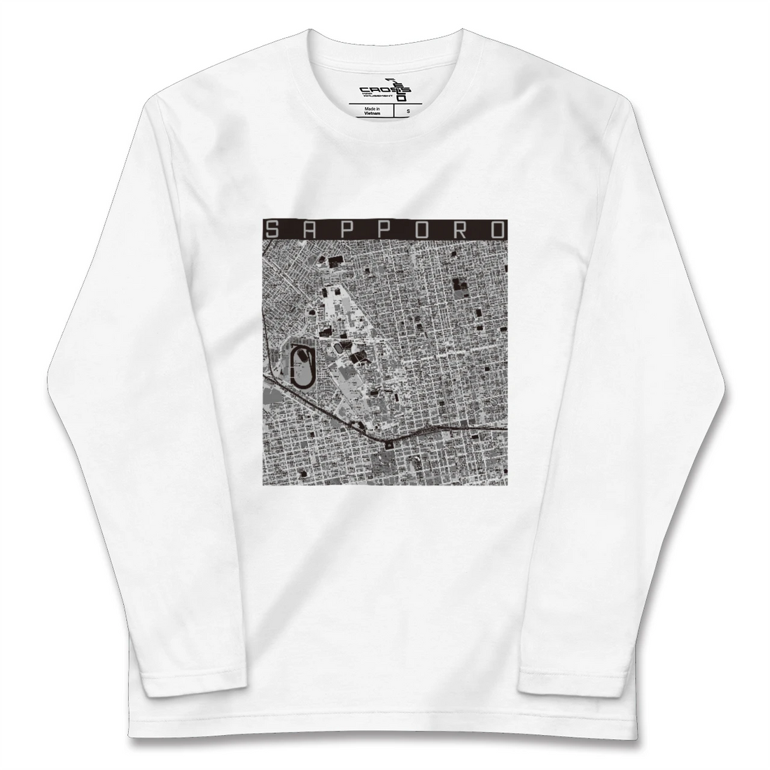 【札幌(北海道)】地図柄ロングスリーブTシャツ