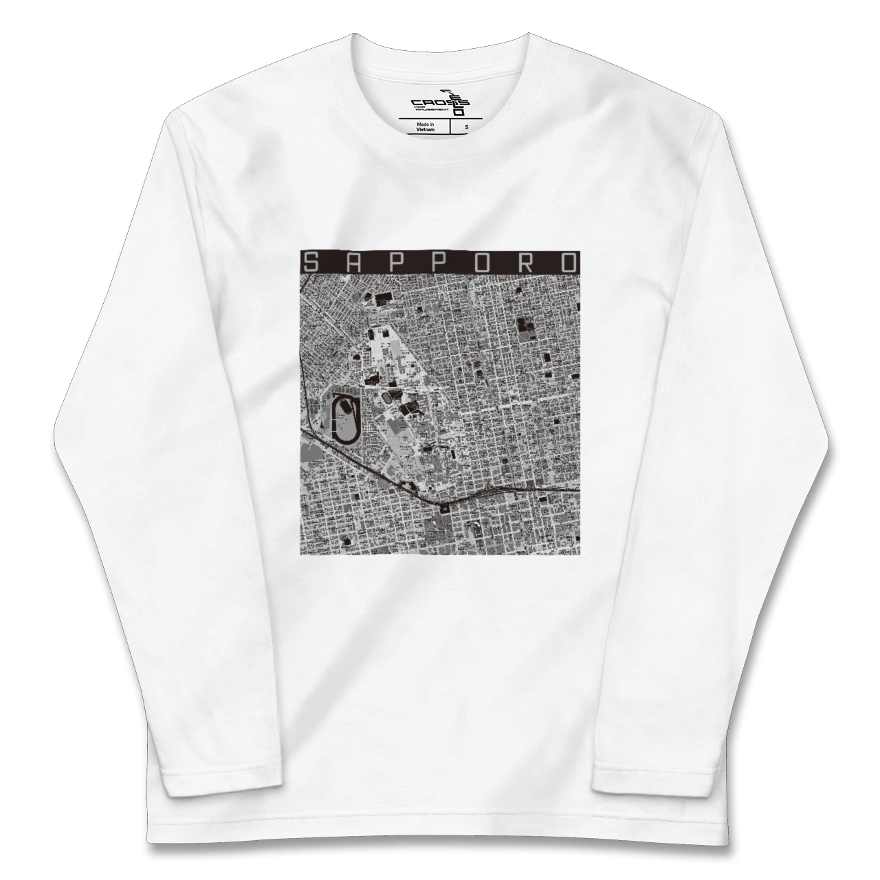 【札幌（北海道）】地図柄ロングスリーブTシャツ