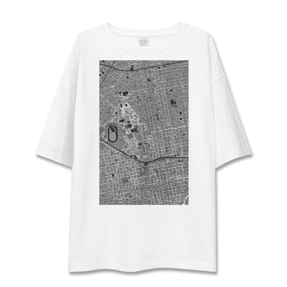 【札幌(北海道)】地図柄ビッグシルエットTシャツ