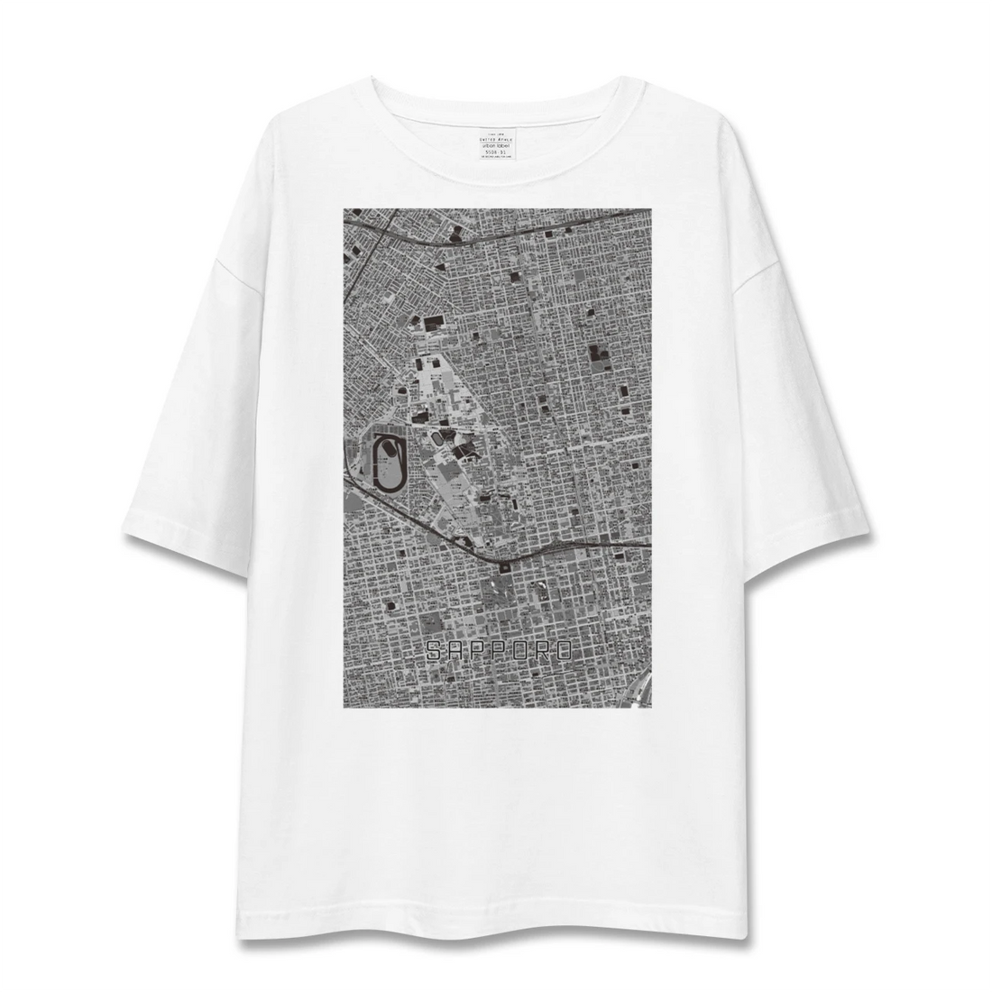 【札幌（北海道）】地図柄ビッグシルエットTシャツ