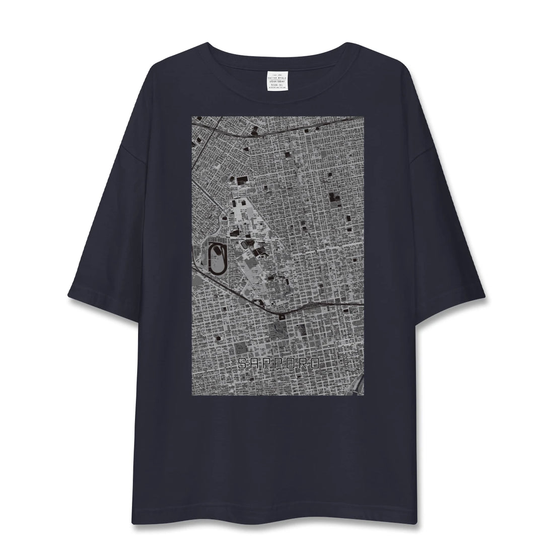 【札幌（北海道）】地図柄ビッグシルエットTシャツ