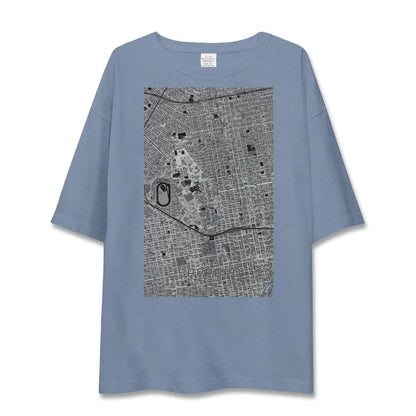 【札幌4（北海道）】地図柄ビッグシルエットTシャツ