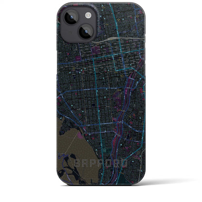 【札幌（北海道）】地図柄iPhoneケース（バックカバータイプ）