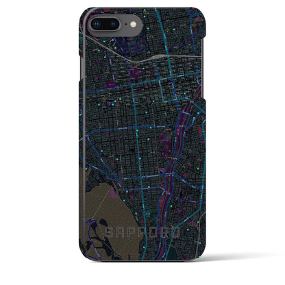 【札幌（北海道）】地図柄iPhoneケース（バックカバータイプ）