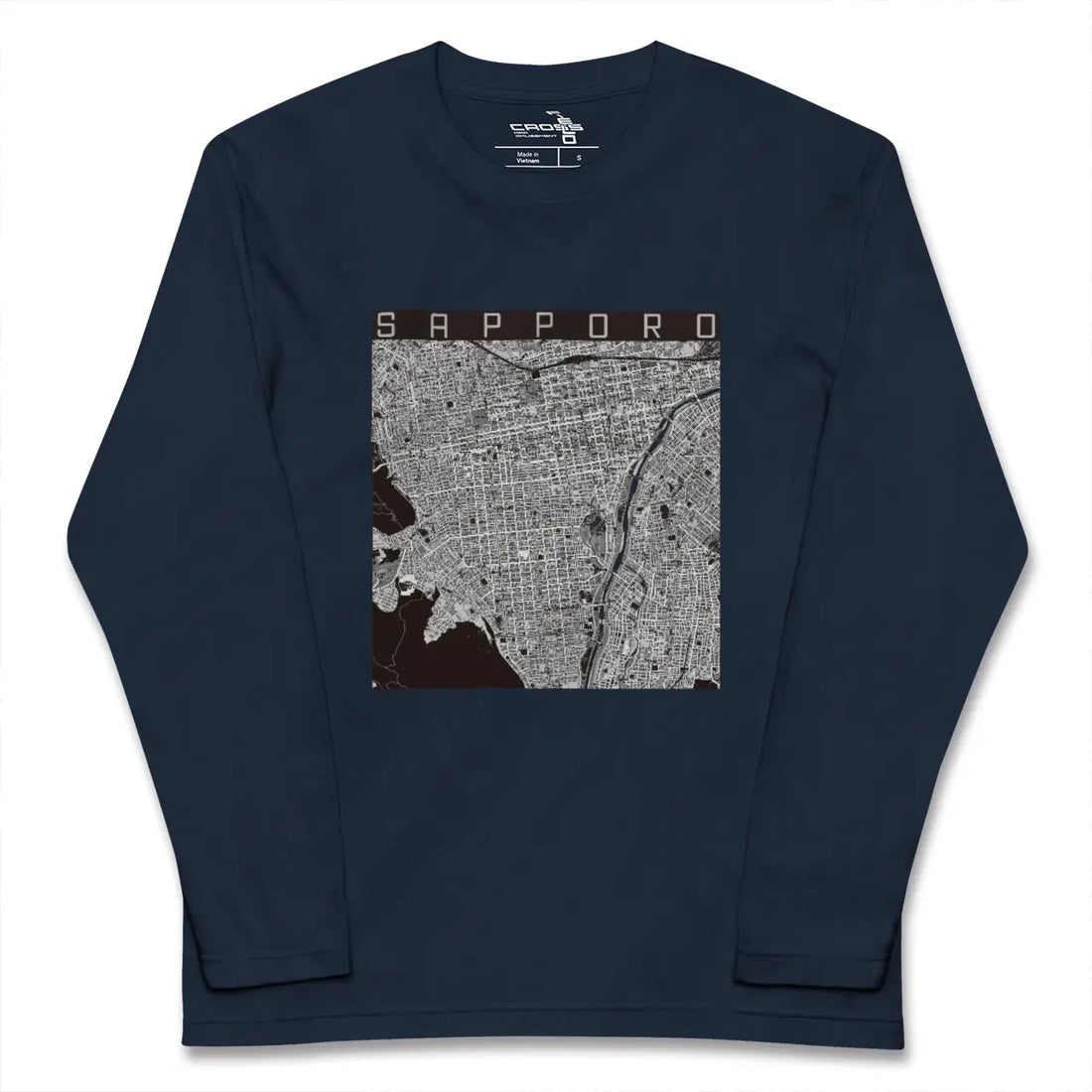 【札幌(北海道)】地図柄ロングスリーブTシャツ