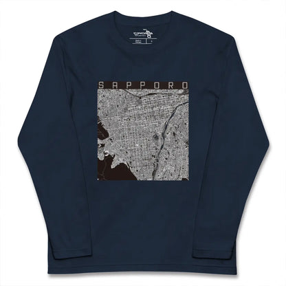 【札幌（北海道）】地図柄ロングスリーブTシャツ