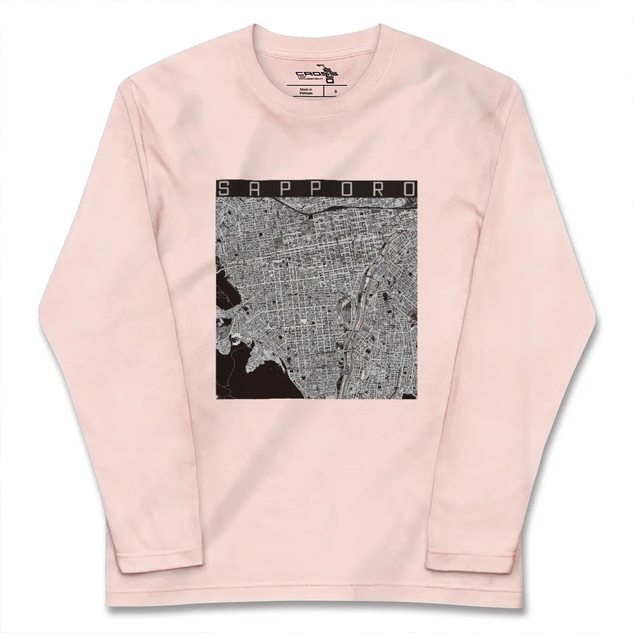 【札幌（北海道）】地図柄ロングスリーブTシャツ