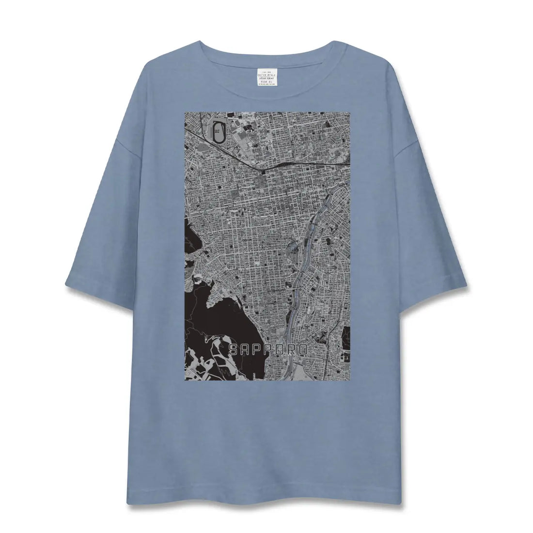 【札幌（北海道）】地図柄ビッグシルエットTシャツ