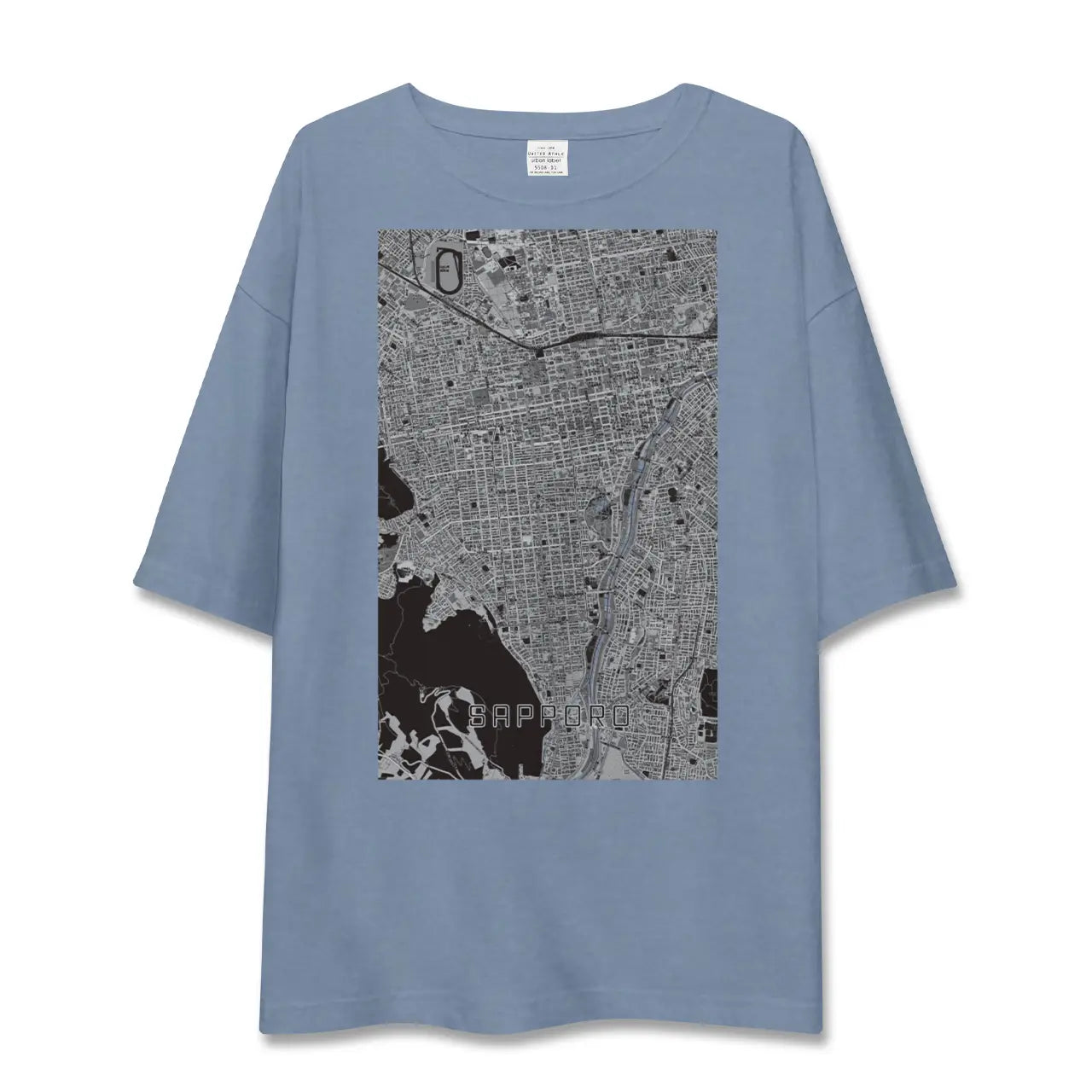 【札幌（北海道）】地図柄ビッグシルエットTシャツ