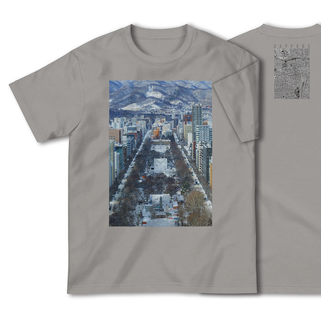 【札幌（北海道）】Map World ハイクオリティTシャツ